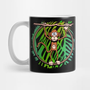 Hang in there, brave, like a monkey. Mug